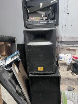 Sound System Gem Sound  Mixer, Amp And Speakers