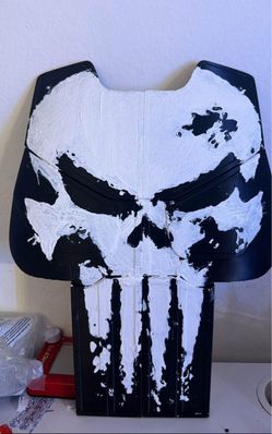 Punisher chest plate. 3D printed