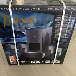 Valencia 2600 Watt 6 Piece Complete Home Theater System New In Box