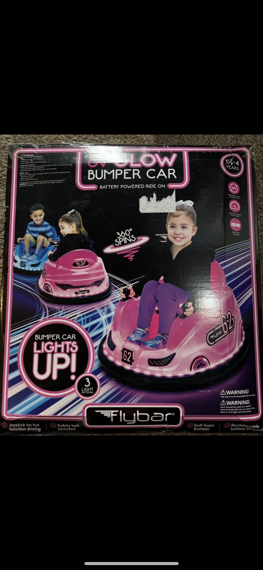 6v Glow Bumper Car