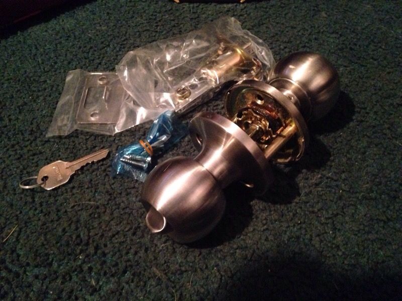 Doorknob and key