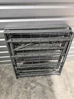 King Size 2-Piece Folding Metal Bed Frame / Foundation