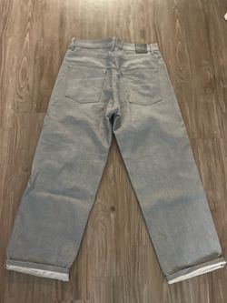 Grey-Neo Blue Denim Jeans