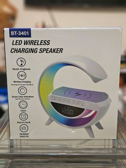 BT-3401 LED Wireless Charging Speaker