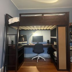 Pottery Barn Loft with desk