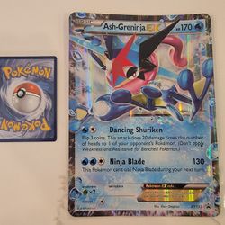 NM! JUMBO Pokemon Card Ash-Greninja EX XY133 Oversized Promo - LP/NM for Sale in San Diego, CA - OfferUp NM! JUMBO Pokemon Card Ash-Greninja EX XY133 Oversized Promo - LP/NM for Sale in San Diego, CA - OfferUp