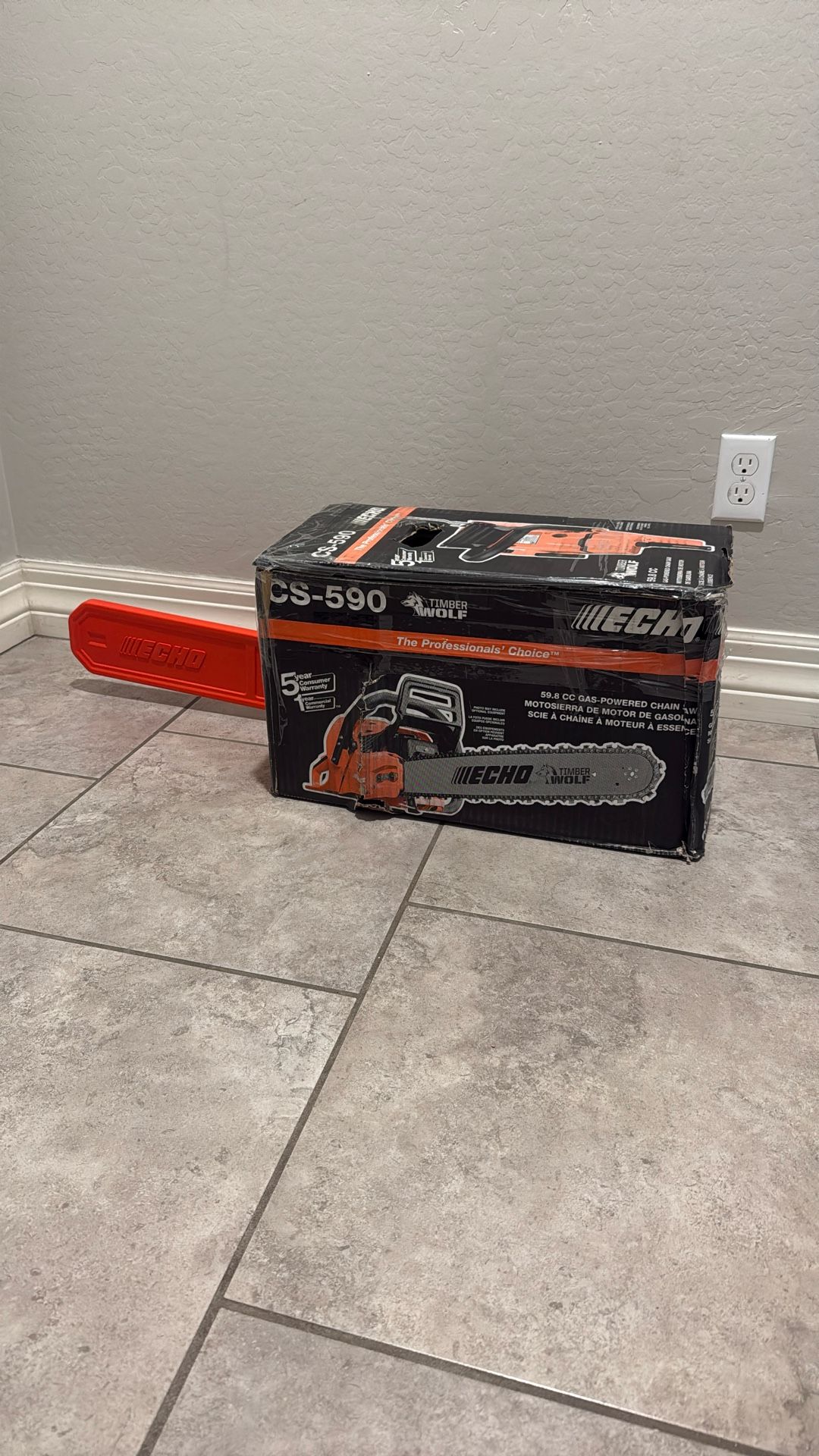 Echo CS-590 Timber Wolf Chain Saw - Brand New