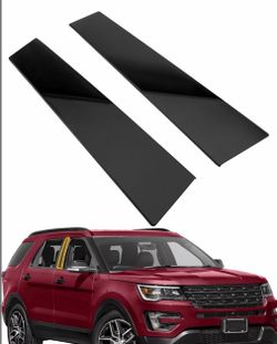 B Pillar Trim Molding, 926-448 926-449, Compatible With 2011-2016 Ford Explorer, Front Door Diver And Paseenger Side, BB5Z--BB BB5Z--AB