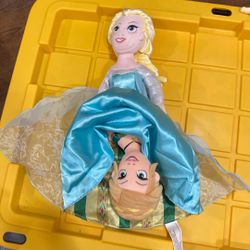 Frozen Elsa And Anna Flip Doll