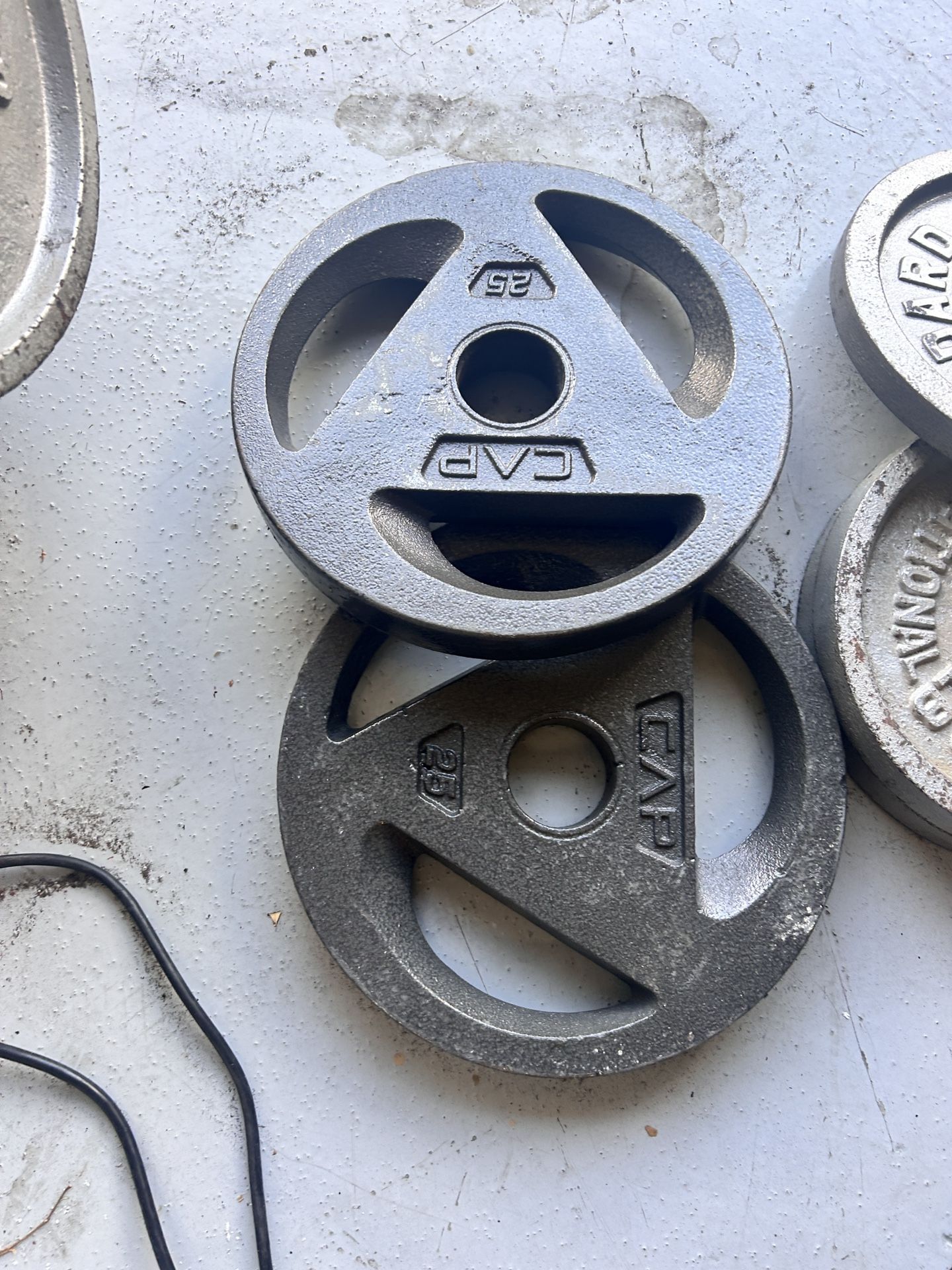 CAP 25 Pound Olympic Weight Plates