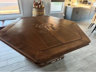 Board Game Table - Solid Wood
