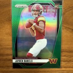 2024 Jayden Daniels Prizm RC Green