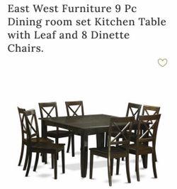 BRAND NEW IN BOX DINING TABLE SET