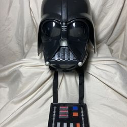Star Wars 2004 Lucas Film Darth Vader Voice Changer Helmet Mask (Tested/Working)