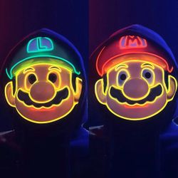 Super Mario Bros LED light-up Mask