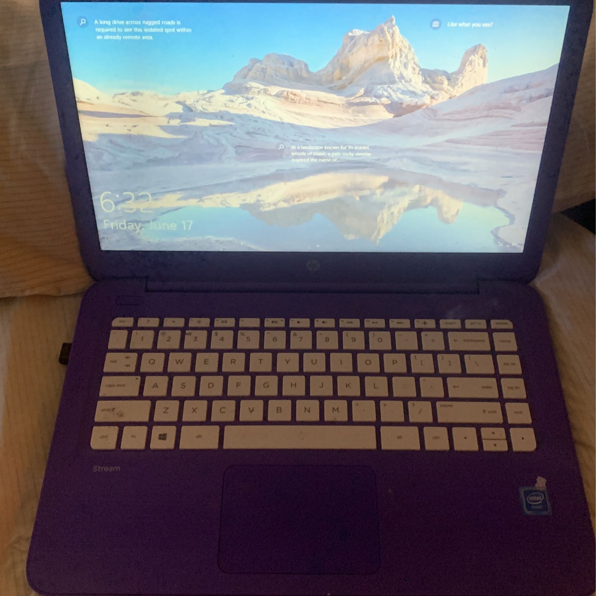 Purple Hp Laptop 