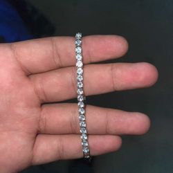 100 Percent Authentic Moissanite Bracelet  Can Size It Up For You
