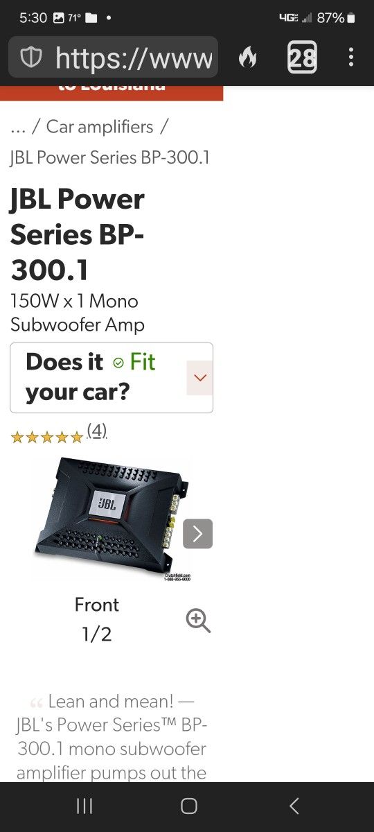 JBL amp 300x1