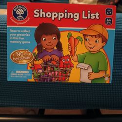 Shopping List Game