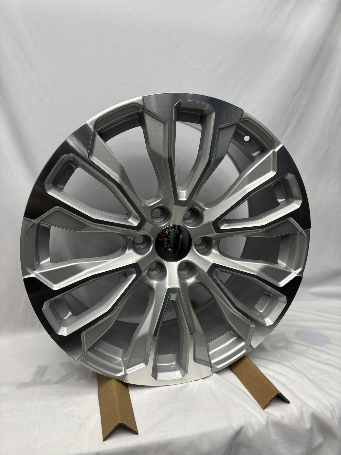 22” Chevy Silver Machined Replica Wheels 211SM-(contact info removed) - Brand New!