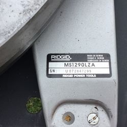 12” Ridgid Miter Counpound Saw # MS1290 LZA