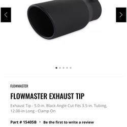 Flow Master Exhaust Tip Never Mounted 