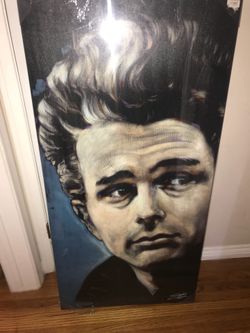 James Dean Canvas by Stephen Fishwick