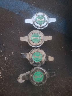 Zenith knockoffs for wire wheels all chrome gd condition