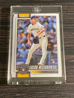 MILWAUKEE  BREWERS JACOB MISIOROWSKI ROOKIE CARD