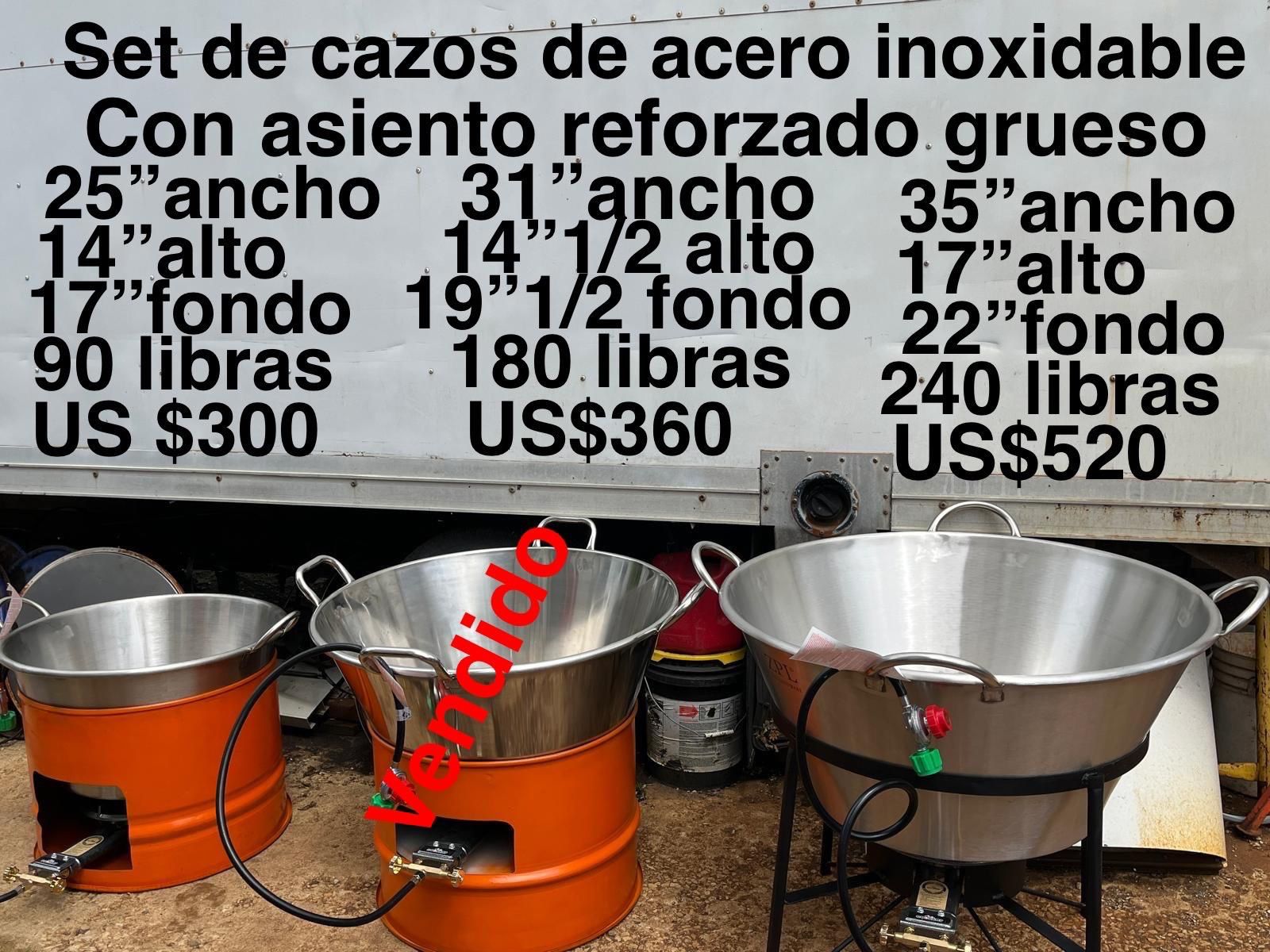 Cazos Chicharroneros Con Asiento Reforzado Grueso