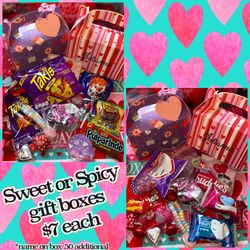 Sweet Or Spicy Valentines day Treat Boxes 