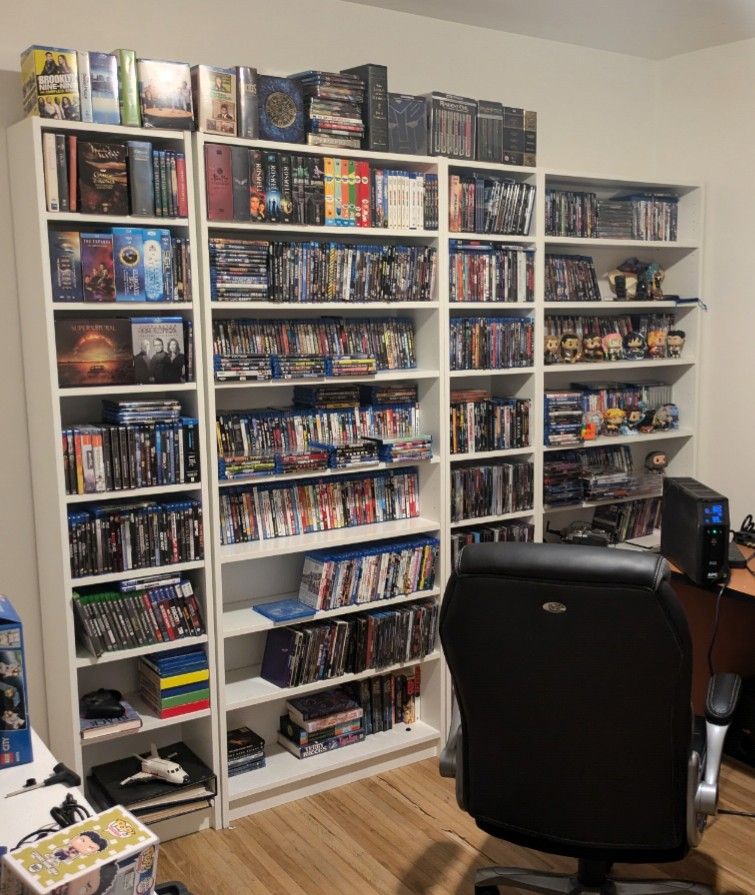 2 Large Billy Bookcase And 2 Smaller
