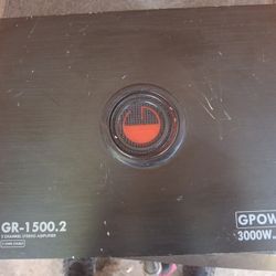 AMPLIFICADOR AMPLIFIER GRAVITY 3000 WATTS GOOD CONDICIÓN ABLO ESPAÑOL 