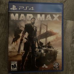 Mad Max ps4 game