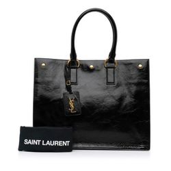 Yves Saint Laurent Black Leather Noe Tote