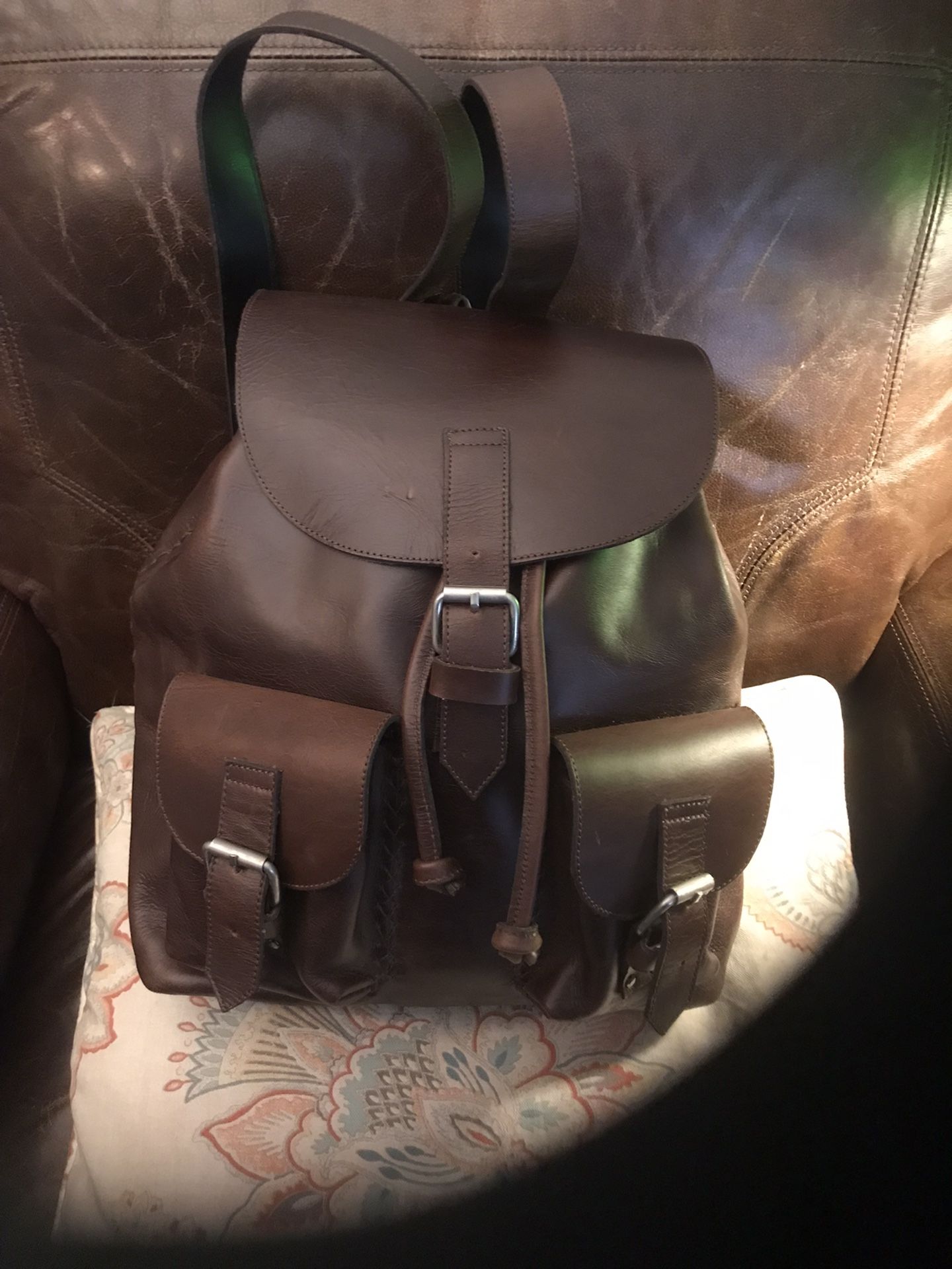 New Leather Backpack