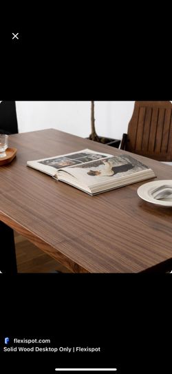 FlexiSpot Standing Desk Tabletop - 71" × 35" Dark Bamboo / Dark Wood (Desk Surface)