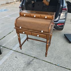 Antique Roll Top Desk
