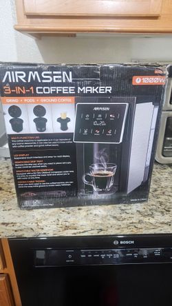 AIRMSEN 3 in 1 Coffee Maker