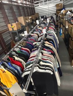 Huge clothing inventory at wholesale prices! Perfect for resellers!
