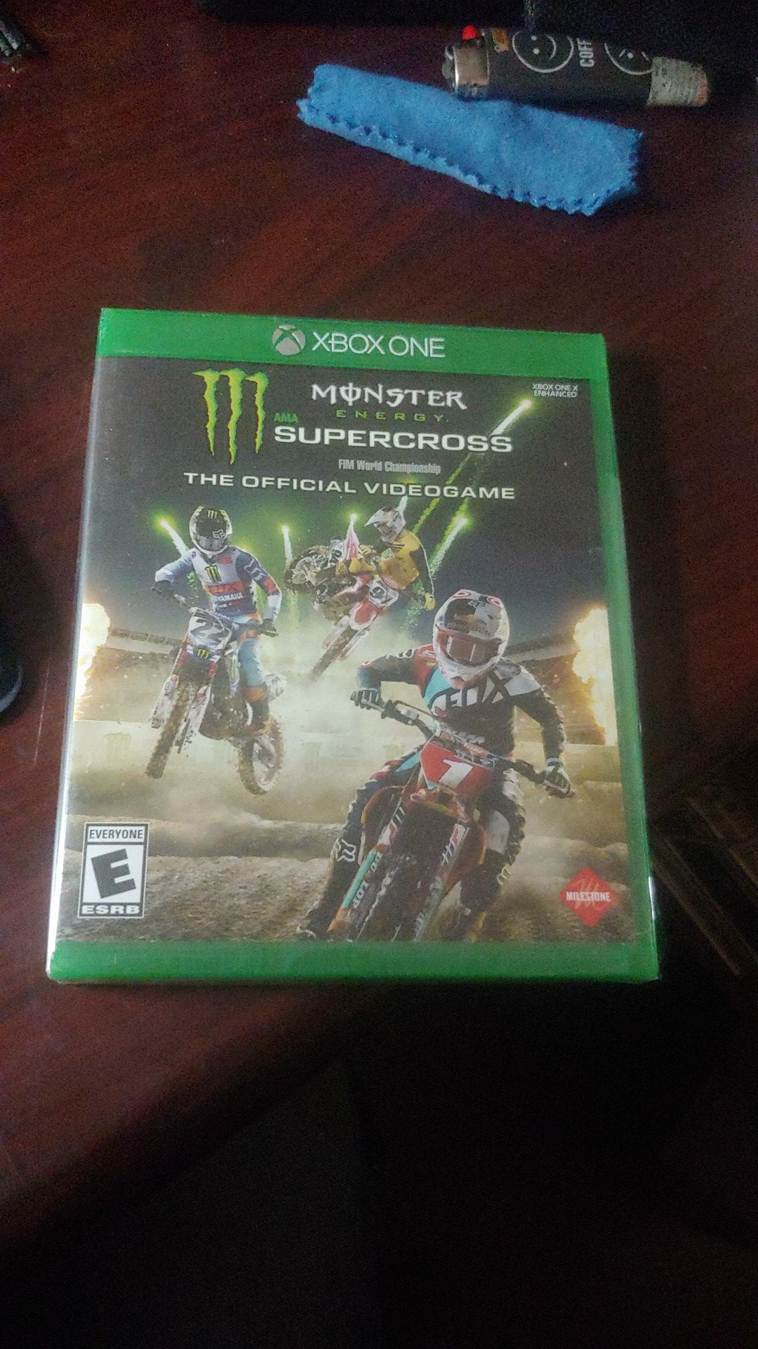 XBOX ONE ENHANCED/ MONSTER ENERGY SUPERCROSS /THE OFFICIAL VIDEOGAME/ NEW, UNOPENED AND IN ORIGINAL PACKAGING