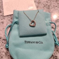 Tiffany's Elsa Peretti Open Heart Necklace