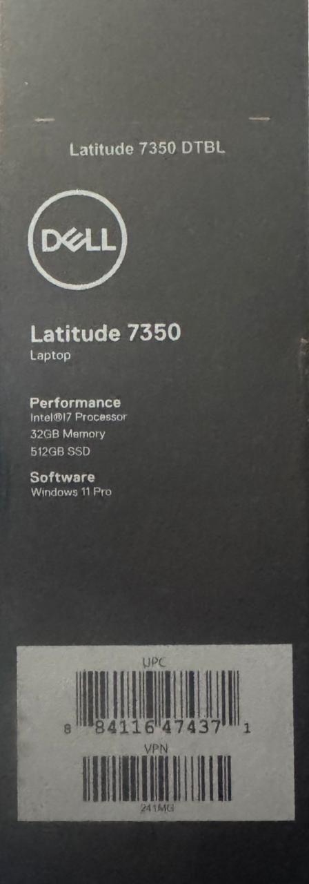 Dell 13" Latitude 7350 Detachable Multi-Touch Laptop