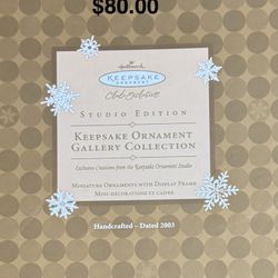 Hallmark Keepsake Club Exclusive Studio Edition 