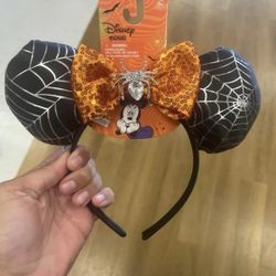 Disney Minnie Mouse Halloween Spider Ears