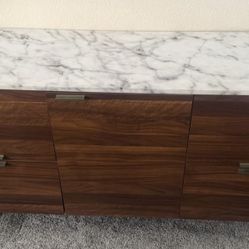 Drawer with Marble like Top 