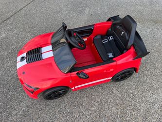 Kids 12v Ride On Mustang - Off brand Power Wheels