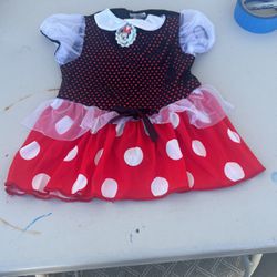 Baby Minnie Mouse Costume Size 12-18 Mos