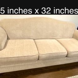 Quality Made In USA Darvin 2 Sofa Set for $500. 