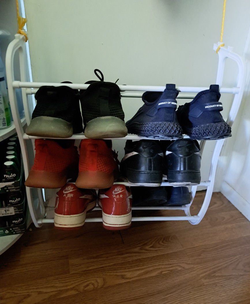 Hanging Shoe Rack Shelf Storage Organizer Not A Toy 